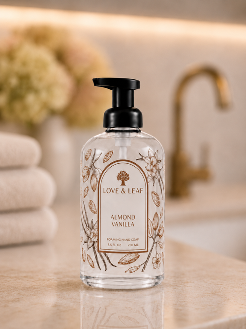 Love & Leaf Hand Soap Starter Kit - Almond Vanilla