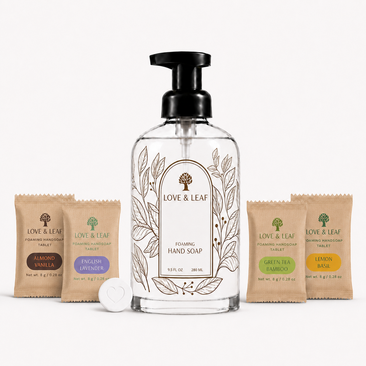 Love & Leaf Hand Soap Starter Kit - Scent Sampler